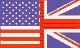 American & UK flags