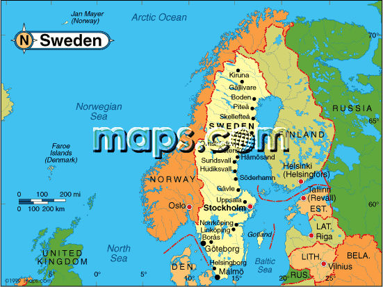 map of country
