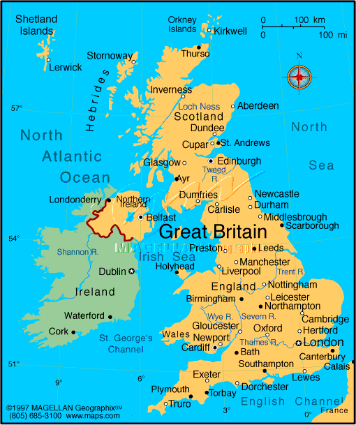 map of the region