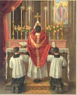 Elevation of the Host at the Altar