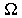 uppercase omega