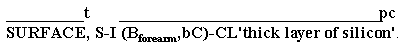 glossed example of stative descriptive