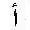 A hamza drawn above an alif
